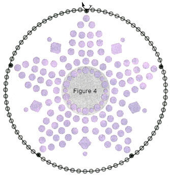 Diagram of beading pattern